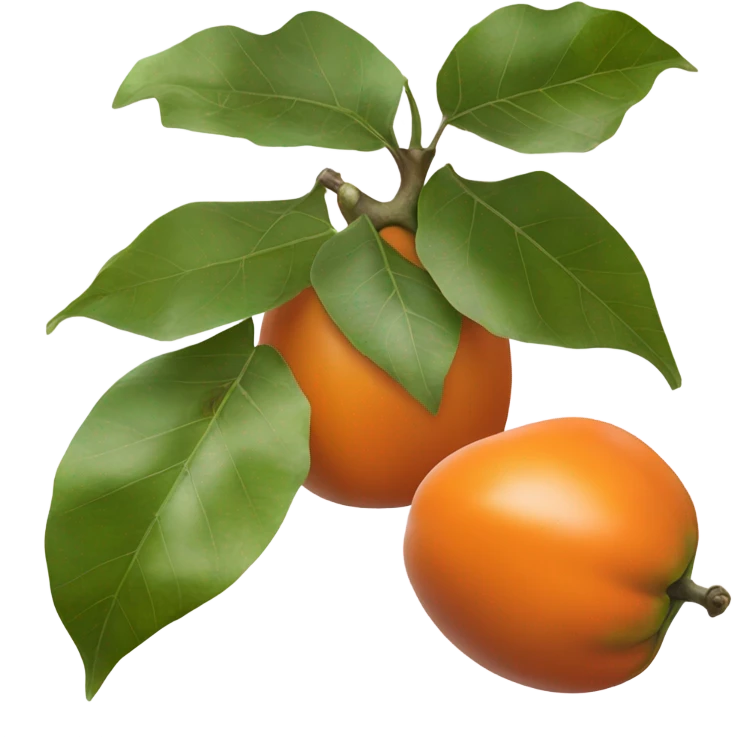 persimmon  emoji