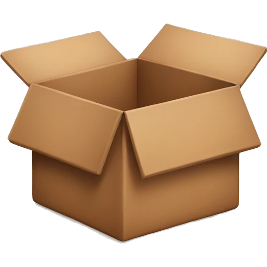 open box with brown books inside  emoji