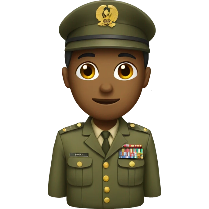 Army uniform emoji