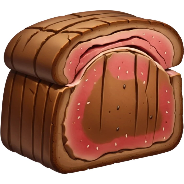 slice of roast beef, simple, clear emoji