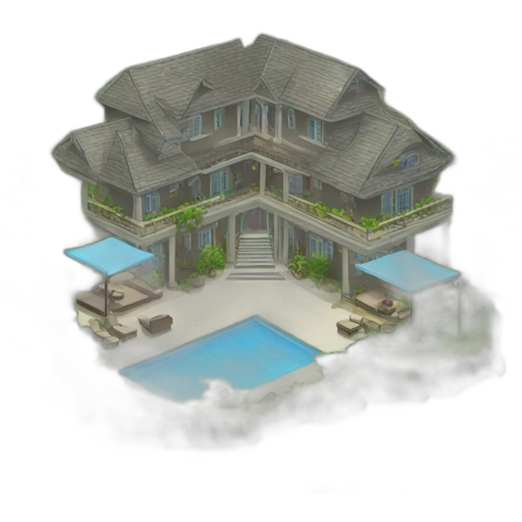 Gay home island mansion complex  emoji