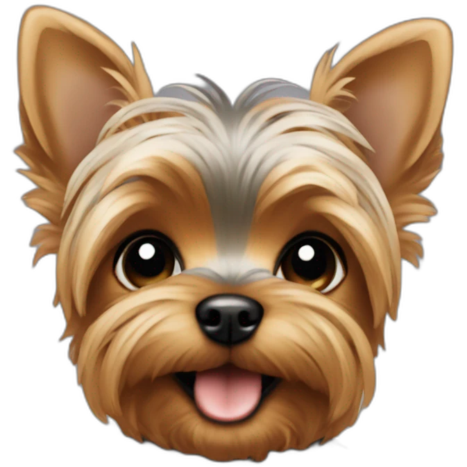 Yorkie baby emoji
