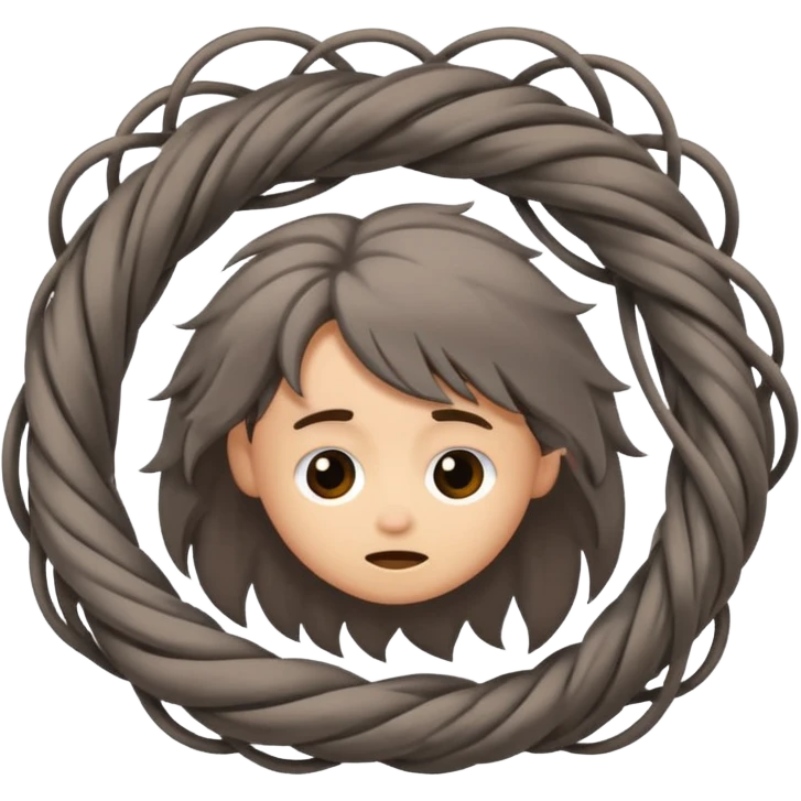 hair and pet hair  emoji