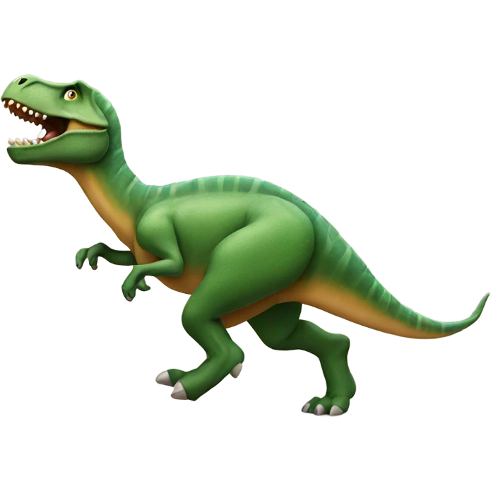 Dinosaur running emoji