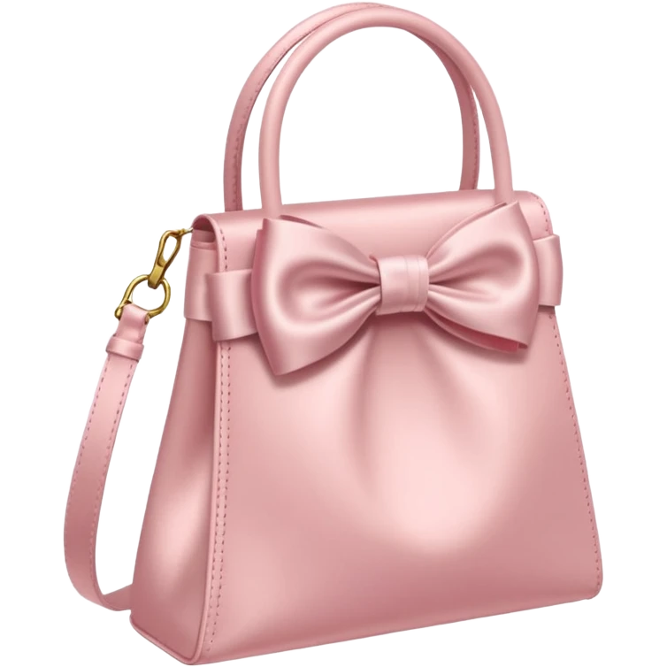 Light Pink Bag With Bow emoji