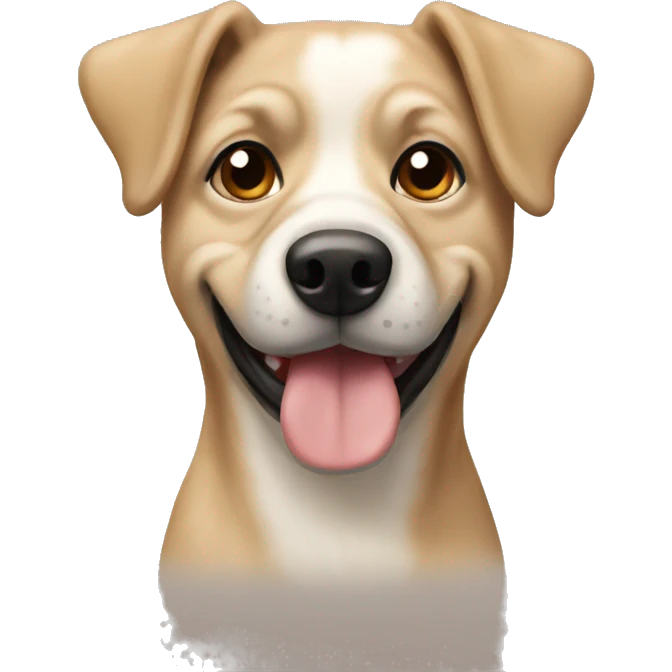 beige mixed breed dog emoji