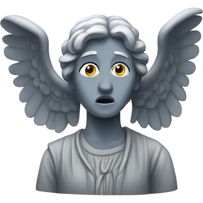 Weeping angel  emoji