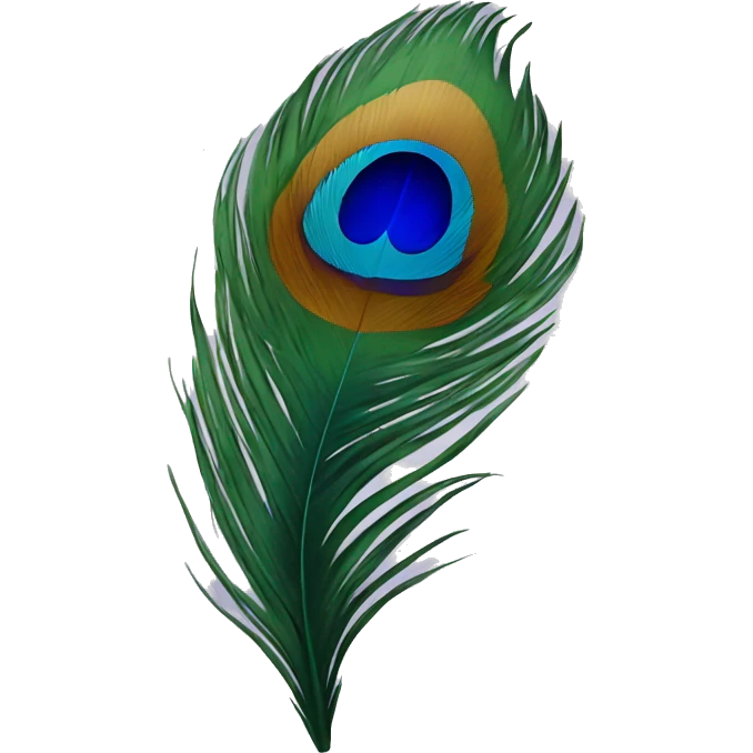Peacock feather  emoji