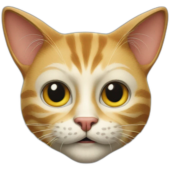 cat dressed as jim carrey in the movie the mask emoji