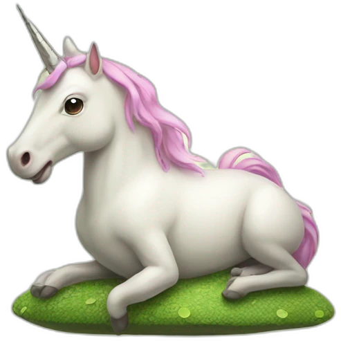 unicorn on a frog emoji