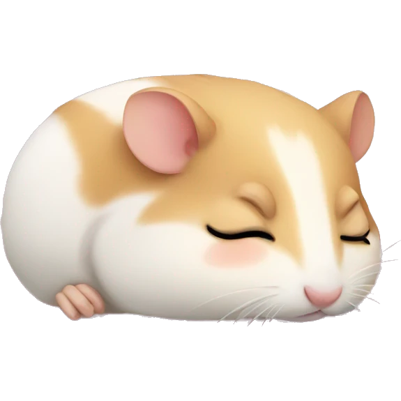 hamster sleeping emoji