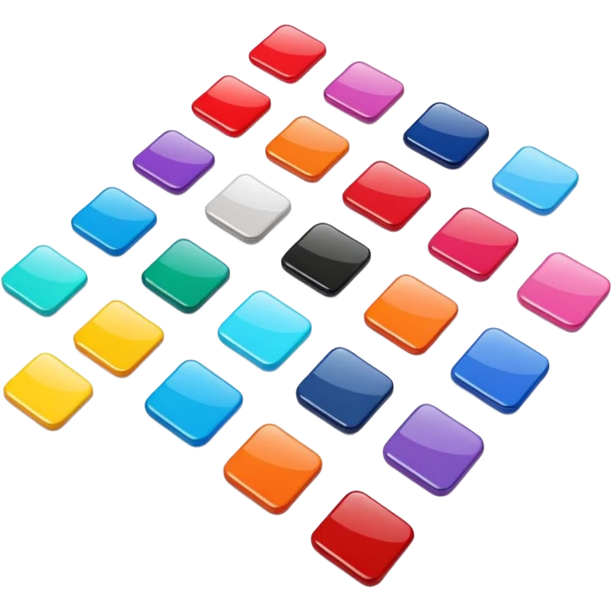 3D colour swatch emoji