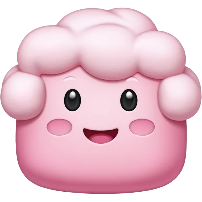 pink marshmallow emoji