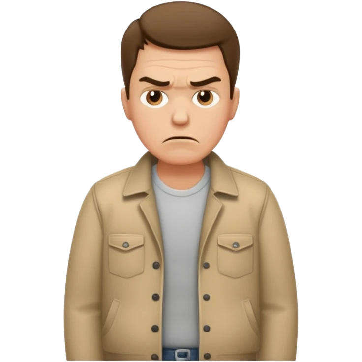 man showing his empty pockets emoji