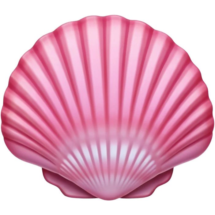 pink seashell emoji