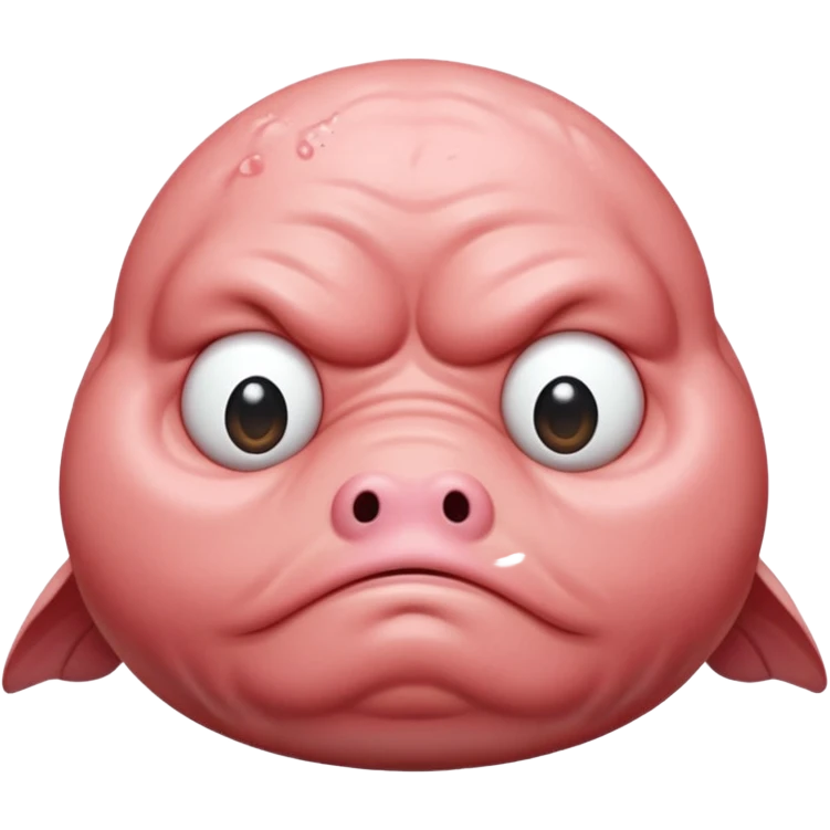 korean leader as a blobfish emoji