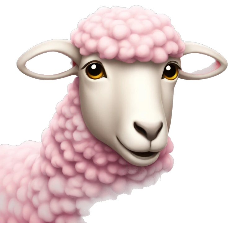 pink sheep emoji
