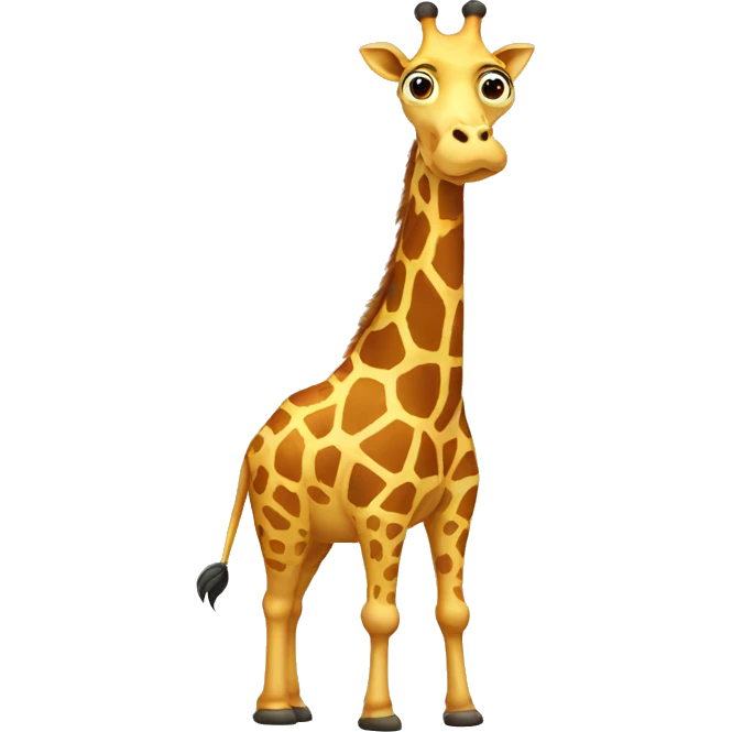 Fat giraffe  emoji