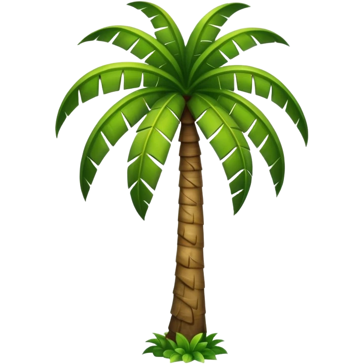 big palm tree emoji
