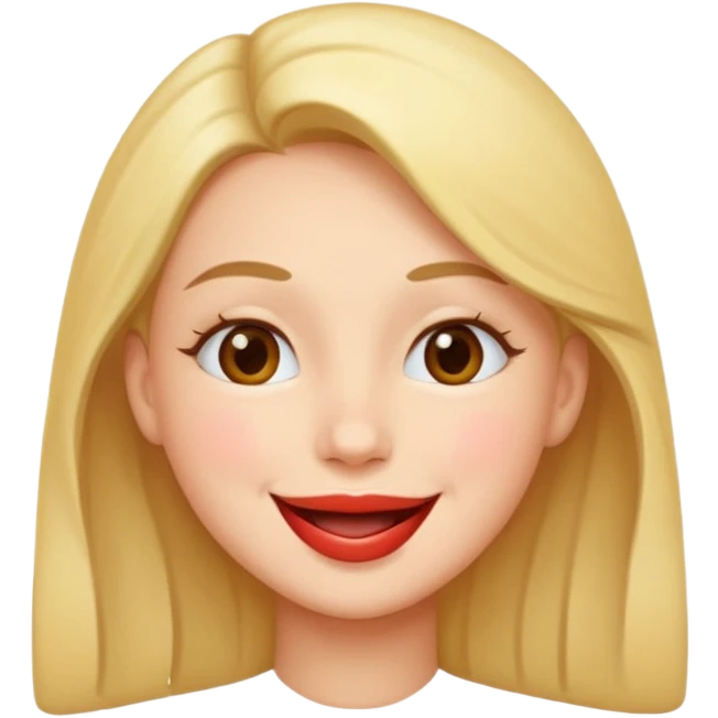 Happy smile and kisses  emoji