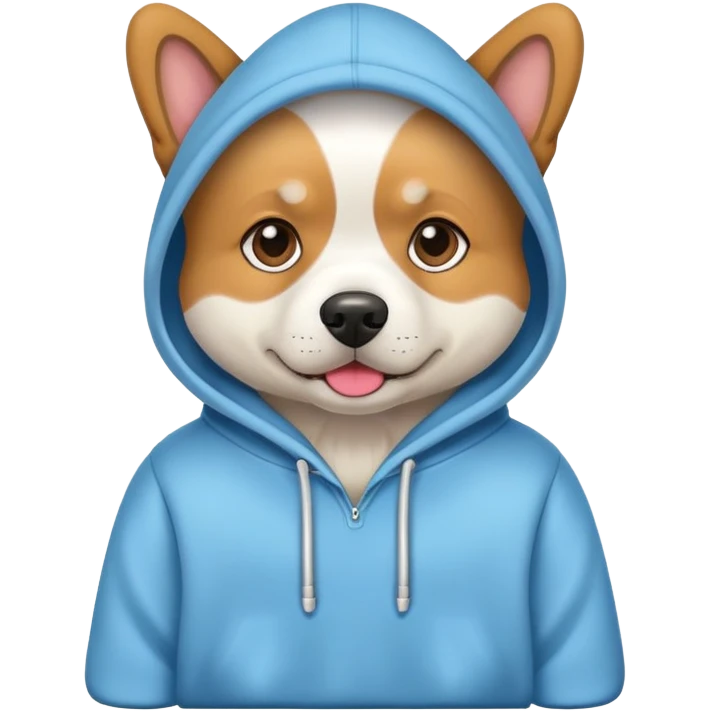Dog hoodie emoji