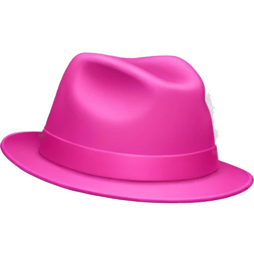 pink hat emoji