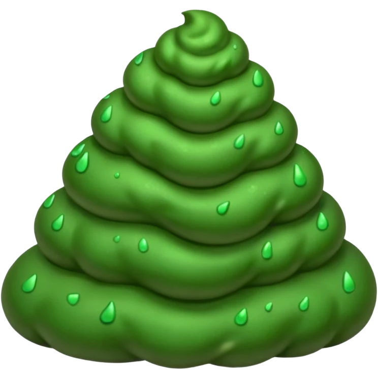 Green poop emoji