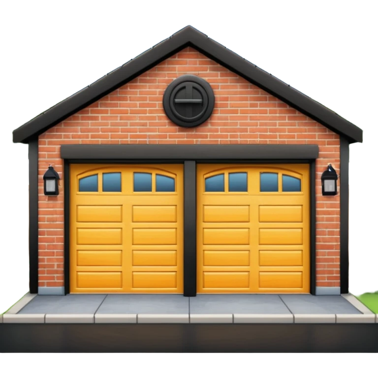garage near the house emoji