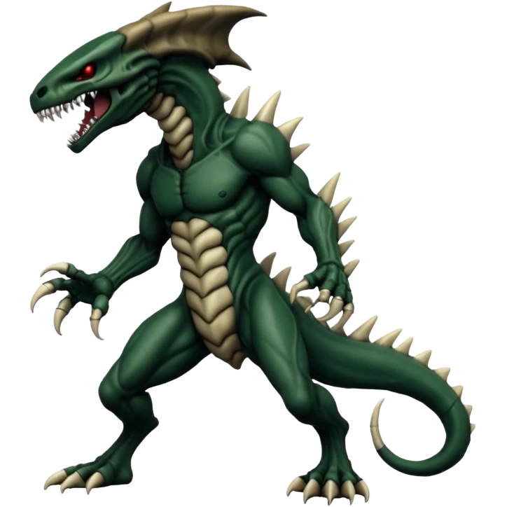  Venom-Marowak-Xenomorph-hybrid-fantasy-creature (full body) emoji