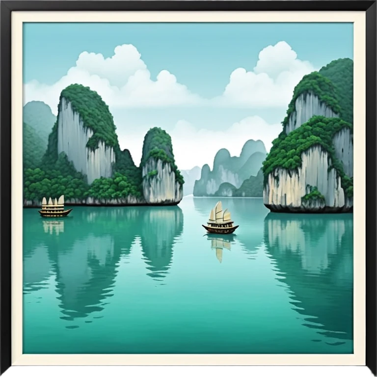 ha long  bay emoji