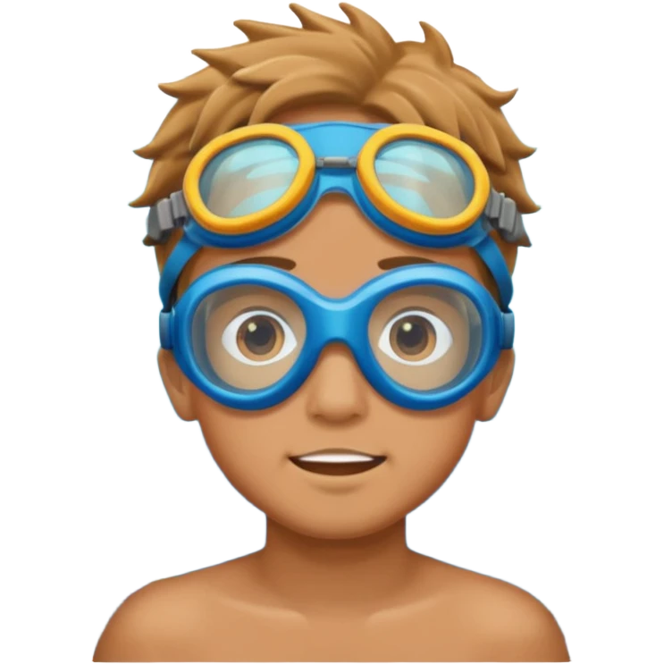 Underwater boy emoji