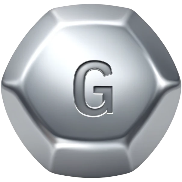 silver metallic germanium element emoji