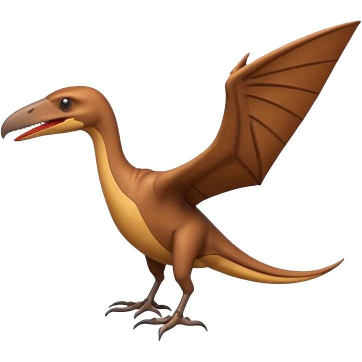pterodactyl standing emoji