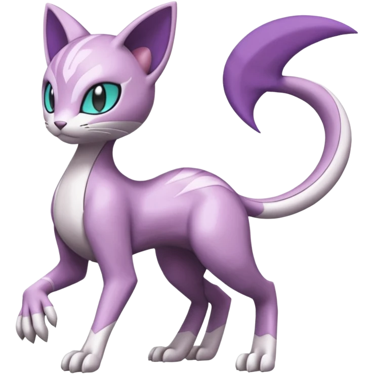 Meloetta-Mewtwo-Purrloin-Palkia-Pokémon-Fakémon-fusion-hybrid-creature emoji