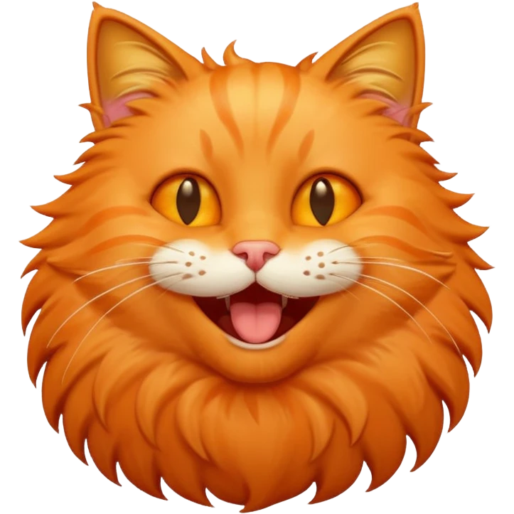 قطه تضحك emoji