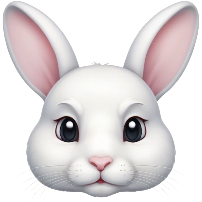 Side eye bunny emoji