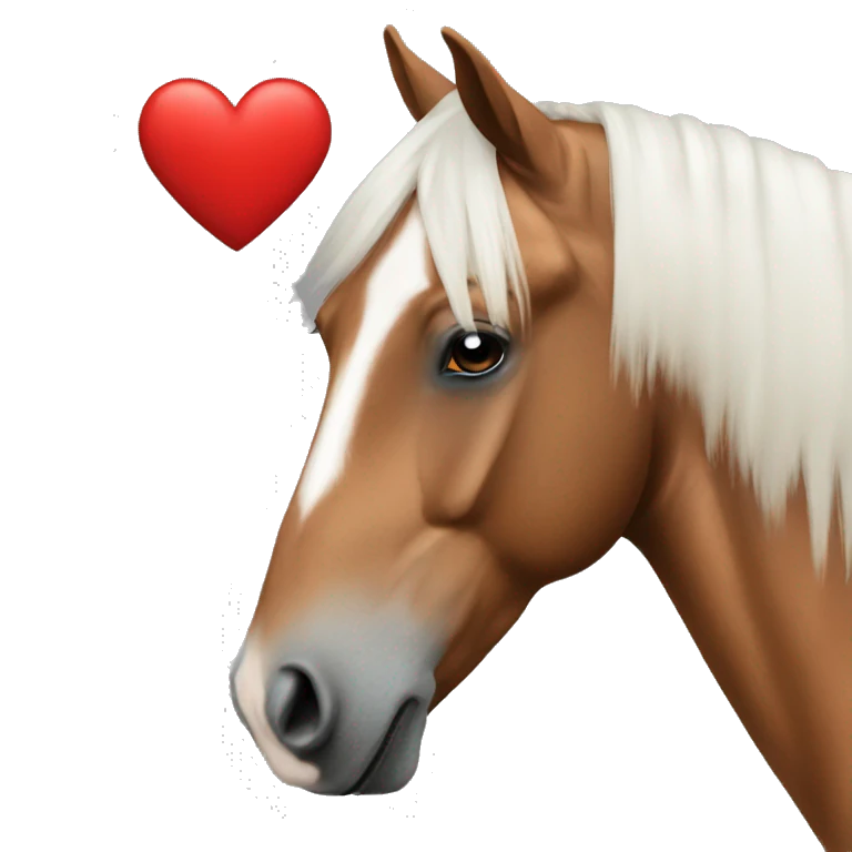 heart and horse emoji