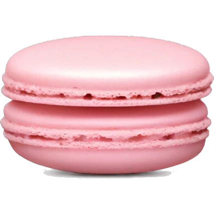 Light pink macaron emoji