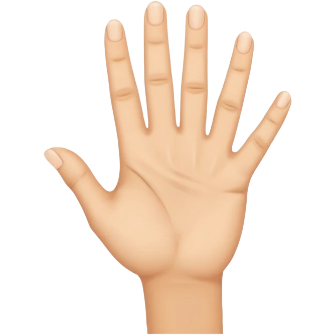 hand showing index and little finger emoji