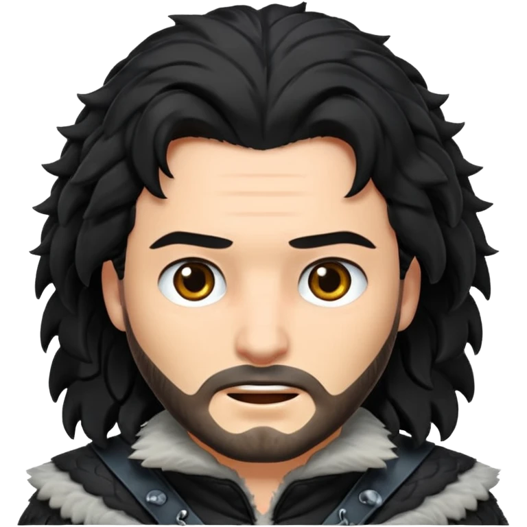 Tu peux créer un emojis Jon snow emoji