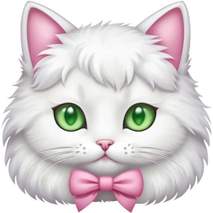 cat with a pink bow  emoji
