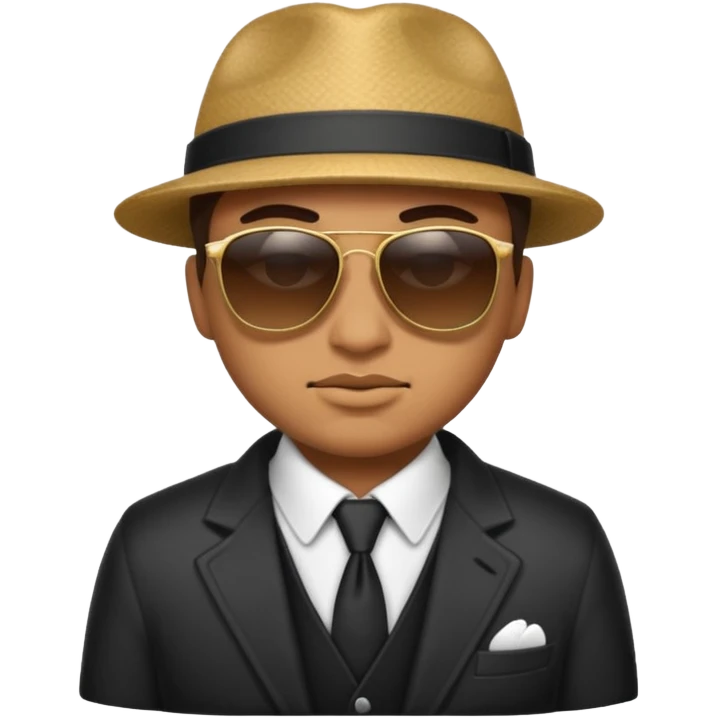 Gangster classic emoji ,simular to 😎 emoji