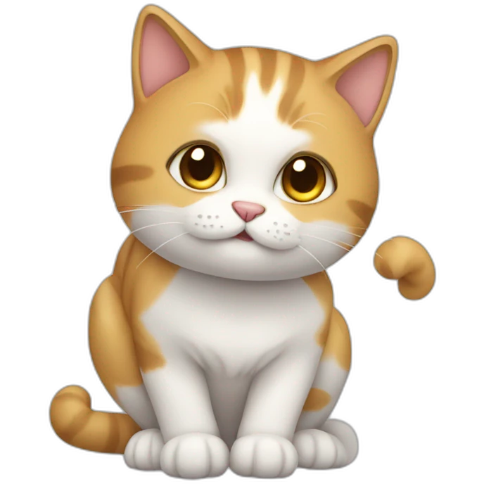 cute developer cat emoji