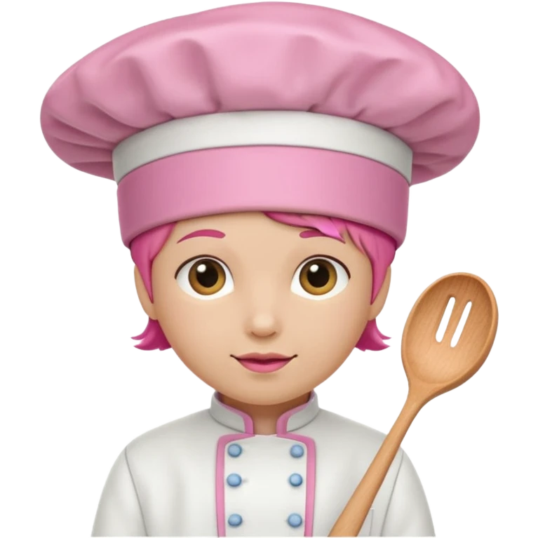 Pink chef hat no person just the hat emoji