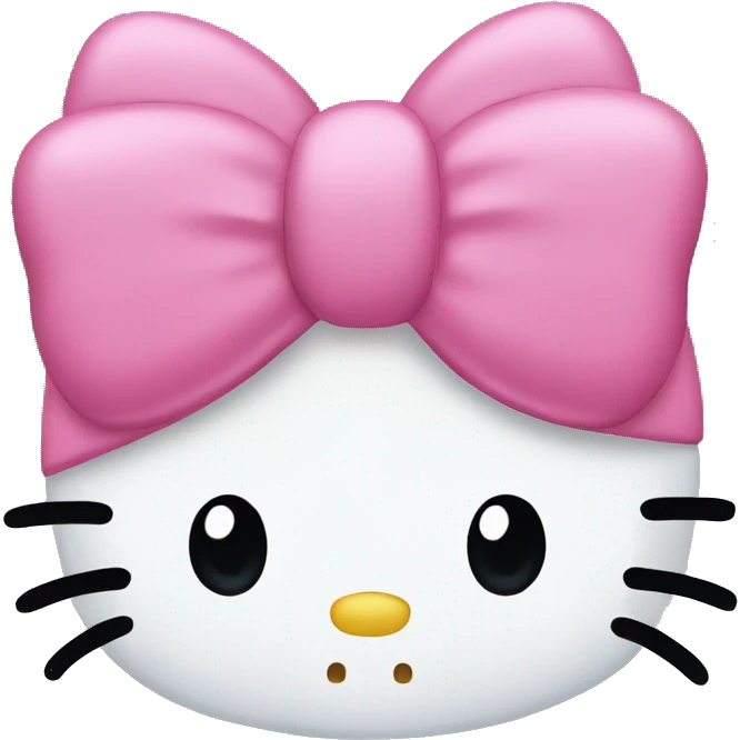 hello kitty head emoji