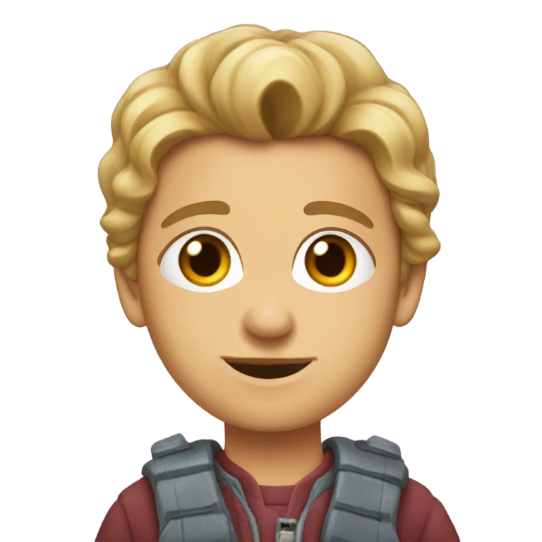 блондинка девочка  emoji