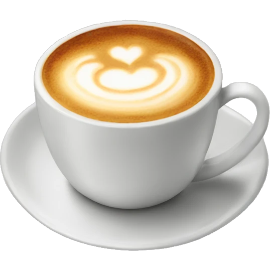 A cappuccino  emoji