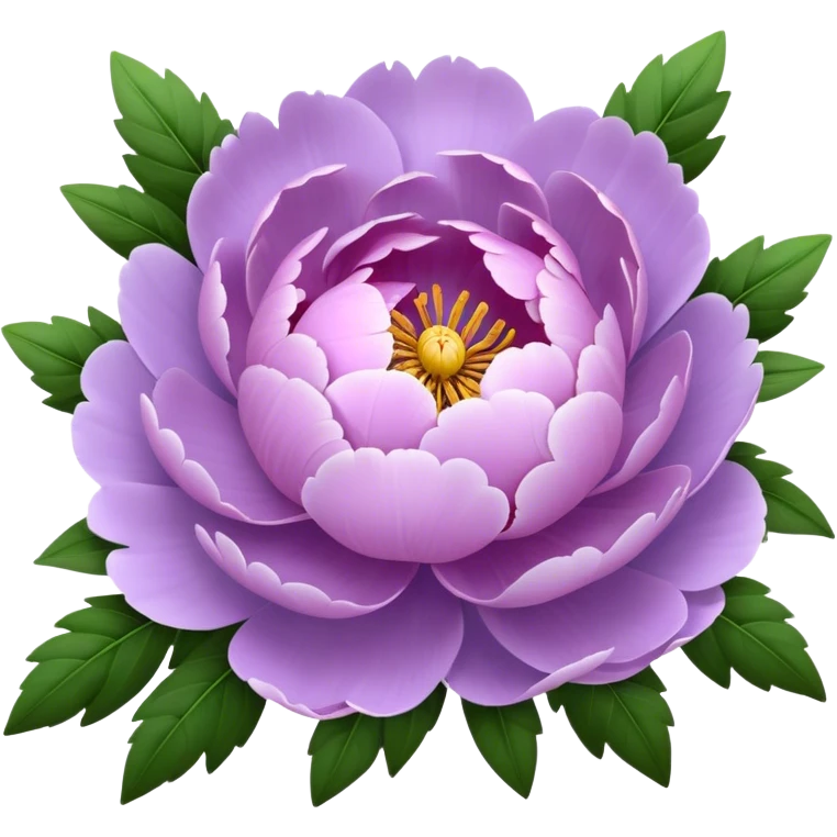lavender peonies emoji