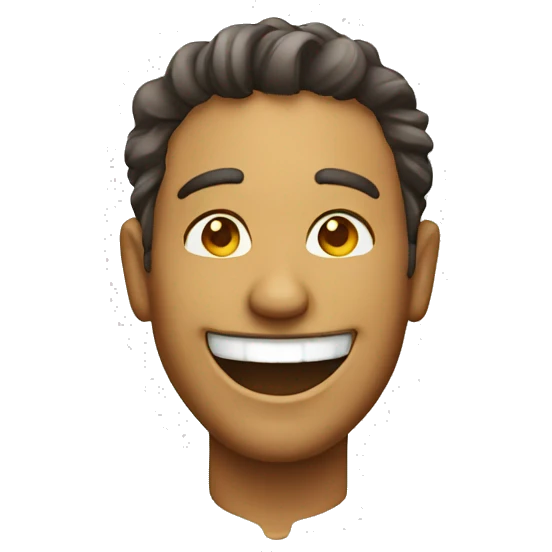 smiling fool emoji
