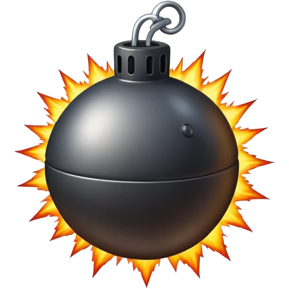 Economic bomb emoji